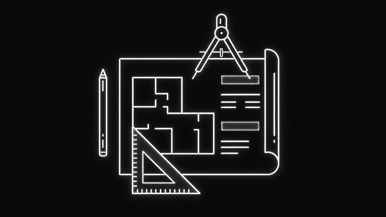 Stylized image of a map and compass.